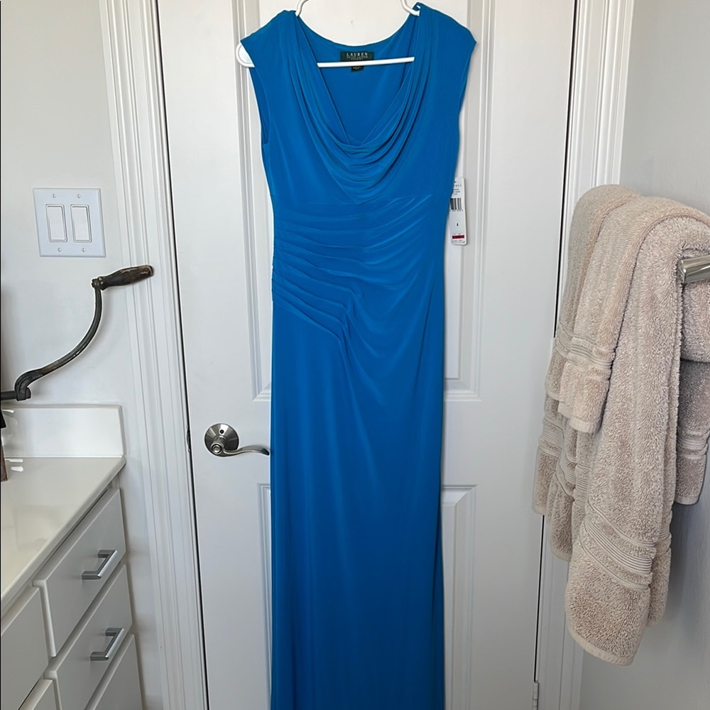 NWT Ralph Lauren Maxi Dress in Turquoise